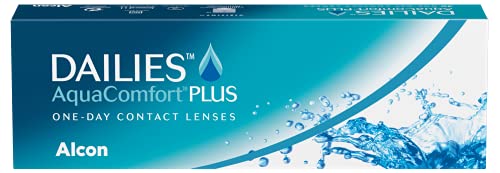 Dailies AquaComfort Plus Lentes de contacto de reemplazo diario, Pack de 30, R 8.7 mm, D 14.0 mm, -3.5 Diopt