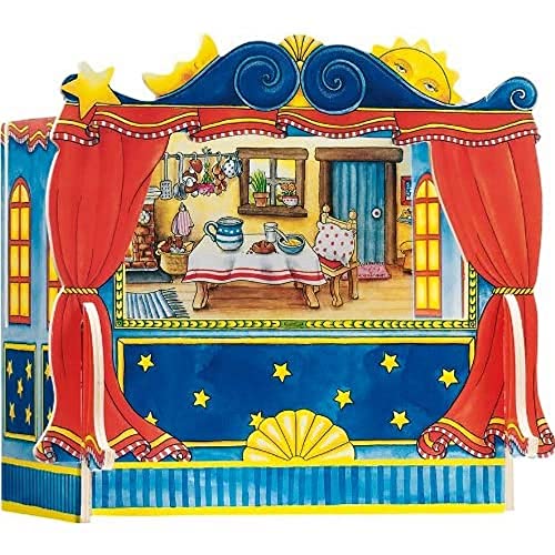 Goki 51786 - Teatro de Marionetas de Dedos (5 Decorados)